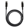 Kabel USB-C do USB-C Baseus Tungsten Gold, 100W, 1m (czarny)