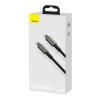 Kabel USB-C do USB-C Baseus Tungsten Gold, 100W, 1m (czarny)