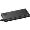 Powerbank Baseus Adaman Metal, 20000mAh, 2xUSB, USB-C, Lightning, microUSB  22.5W (czarny)