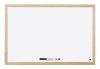 TABLICA SUCHOŚCIERALNA MAGNETYCZNA 60X90CM BI-OFFICE BIAŁA RAMA DREWNIANA