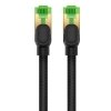 Kabel sieciowy w oplocie kat. 8 Baseus Ethernet RJ45, 40Gbps, 8m (czarny)