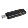 KINGSTON USB FLASH DISK, USB 3.0, 128GB, DATATRAVELER EXODIA, CZARNY, DTX/128GB, USB A, Z OSŁONĄ