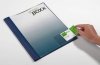 KIESZEŃ SAMOPRZYLEPNA 90X57MM Z WYCIĘCIEM NA KCIUK DURABLE POCKETFIX 827919 100SZT