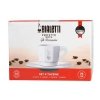 BIALETTI - ZESTAW 4 FILIŻANEK Z PODSTAWKĄ - BIAŁY