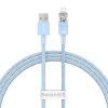 Kabel szybko ładujący Baseus Explorer USB do Lightning 2.4A 1M (niebieski)
