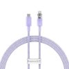 KABEL SZYBKO ŁADUJĄCY BASEUS USB-C DO LIGHTNING EXPLORER SERIES 1M, 20W (FIOLETOWY)