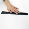 LINIJKA ALUMINIOWA 30CM D.RECT CZARNA