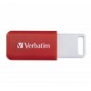 VERBATIM USB FLASH DISK, USB 2.0, 16GB, DATABAR, CZERWONY, 49453, DO ARCHIWIZACJI DANYCH