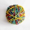 GUMKI RECEPTURKI 190X1,5X1,5 ŚR.120 250G MIX KOLORÓW