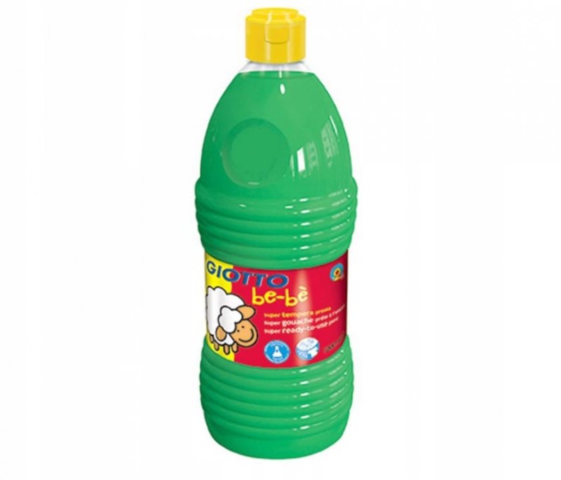 FARBA TEMPERA GIOTTO 1 litr - 1000 ml - ZIELONA