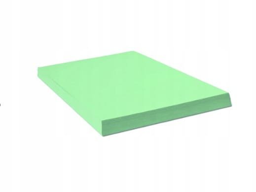 PAPIER JASNO ZIELONY A4 80g - 100 kartek sztuk