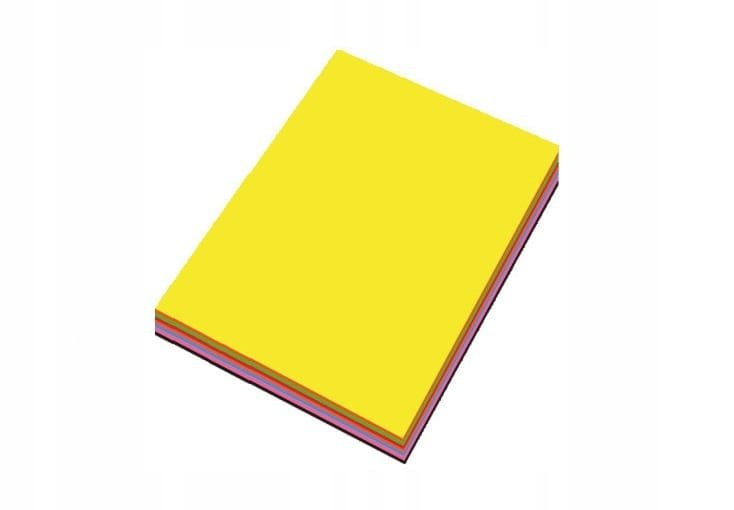 PAPIER KOLOR MIX A3 - WKŁAD KOLOROWE KARTKI 200szt