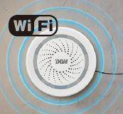 SYRENA ALARMOWA 45 M 90DB/1M DGM AS-W01 WIFI 2.4