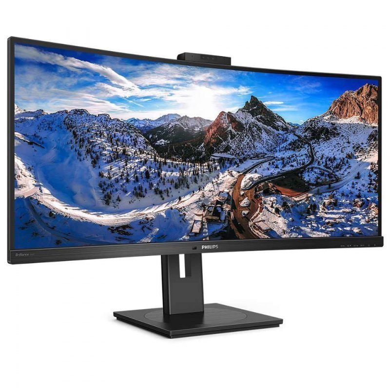 PHILIPS MONITOR 346P1CRH 34&#039;&#039; VA CURVED HDMI DP USB-C KAMERA