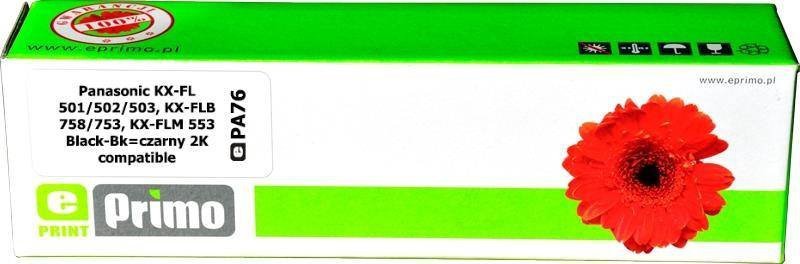 TONER ZAMIENNY EPRIMO KXFA76A KX-FA76A EPA76 CZARNY 2000 STR.