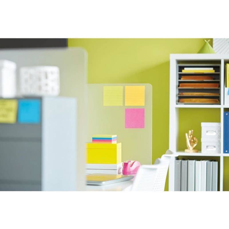 KARTECZKI SAMOPRZYLEPNE CARNIVAL, W LINIĘ, 101X101MM 3M POST-IT® SUPER STICKY XL W LINIE 6X90 KART