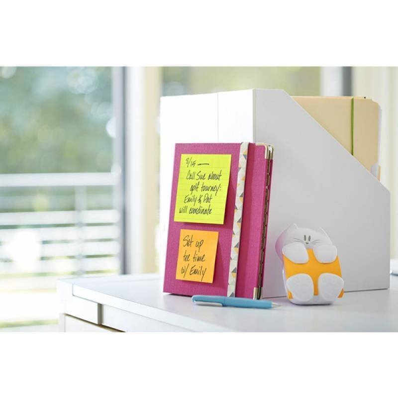 KARTECZKI SAMOPRZYLEPNE CARNIVAL, W LINIĘ, 101X101MM 3M POST-IT® SUPER STICKY XL W LINIE 6X90 KART