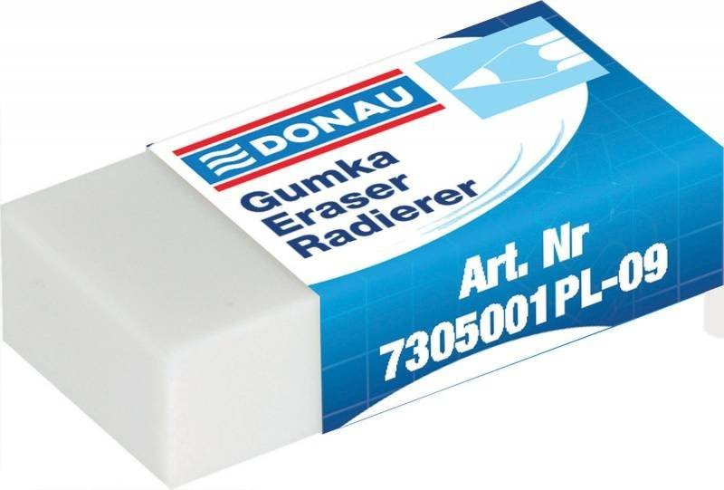 GUMKA DO ŚCIERANIA DONAU BIAŁA 41X21X11MM