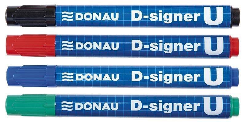 MARKER PERMANENTNY DONAU D-SIGNER U NIEBIESKI OKRĄGŁY 2-4MM