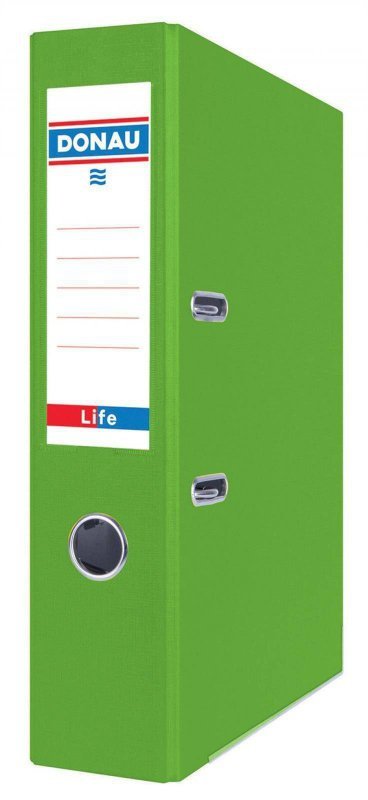 SEGREGATOR A4 DONAU LIFE 75MM ZIELONY NEON