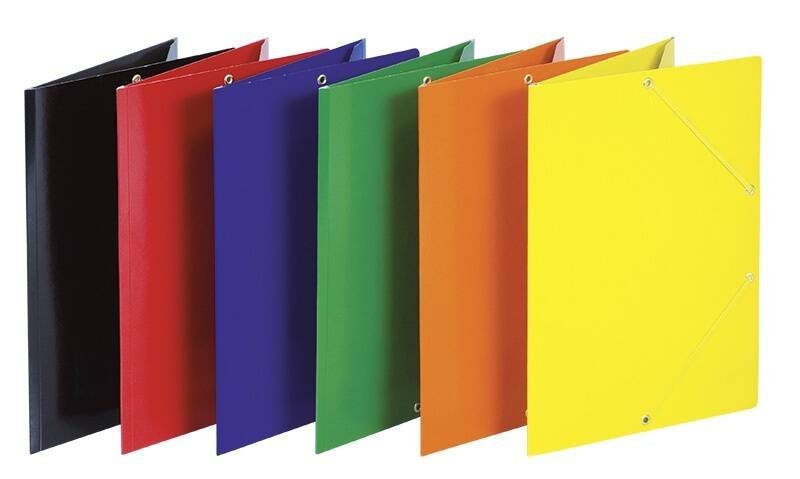 TECZKA Z GUMKĄ A4 DONAU CZARNA KARTON 400 G/M²