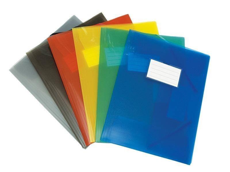 TECZKA Z GUMKĄ A4 DONAU PÓŁTRANSPARENTNA ZIELONA PP 480 G/M²