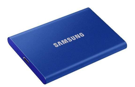 SAMSUNG DYSK SSD PORTABLE T7 2TB USB 3.2 GEN.2 BLUE