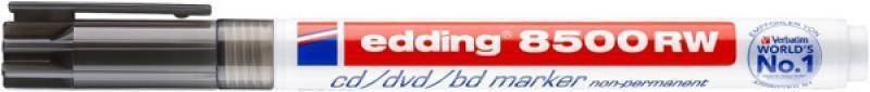 MARKER CD/DVD ZMYWALNY EDDING 8500 RW CZARNY 1MM