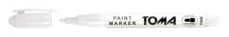 Marker olejowy TOMA 441 TO-441 7 2 biały 1.5mm
