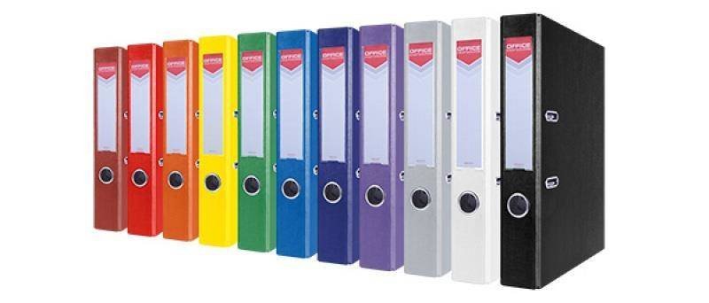 SEGREGATOR A4 PP OFFICE PRODUCTS OFFICER 55MM CZERWONY