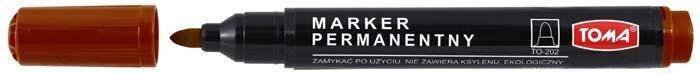 MARKER PERMANENTNY TOMA TO-202BRĄZ BRĄZOWY OKRĄGŁA KOŃCÓWKA