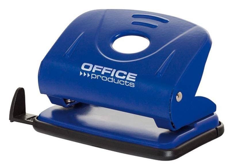 DZIURKACZ METALOWY OFFICE PRODUCTS NIEBIESKI 25 KART