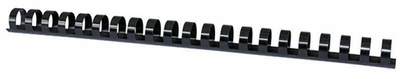 GRZBIET PLASTIKOWY 19MM (165 KARTEK) OFFICE PRODUCTS CZARNY 100 SZT.