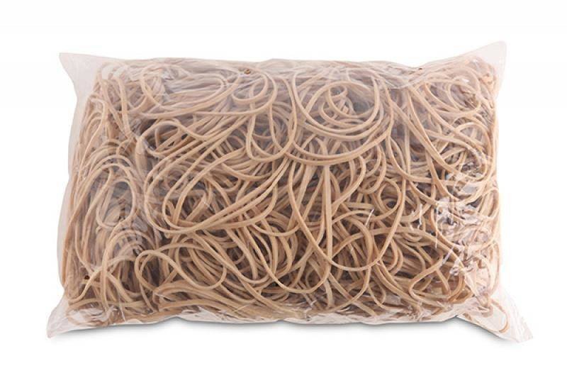 GUMKI RECEPTURKI OFFICE PRODUCTS 80MM 1,5X3MM 60% NATURALNE 1KG