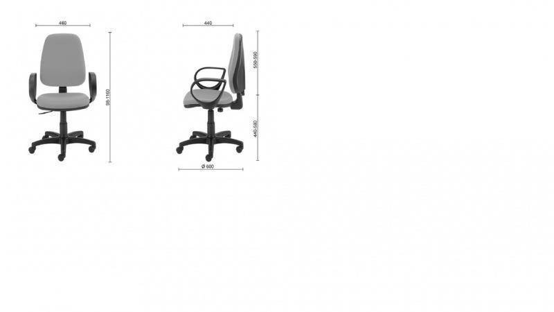 FOTEL BIUROWY OFFICE PRODUCTS EVIA CZARNY