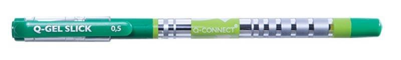 DŁUGOPIS ŻELOWO FLUIDOWY Q-CONNECT ZIELONY 0.5MM