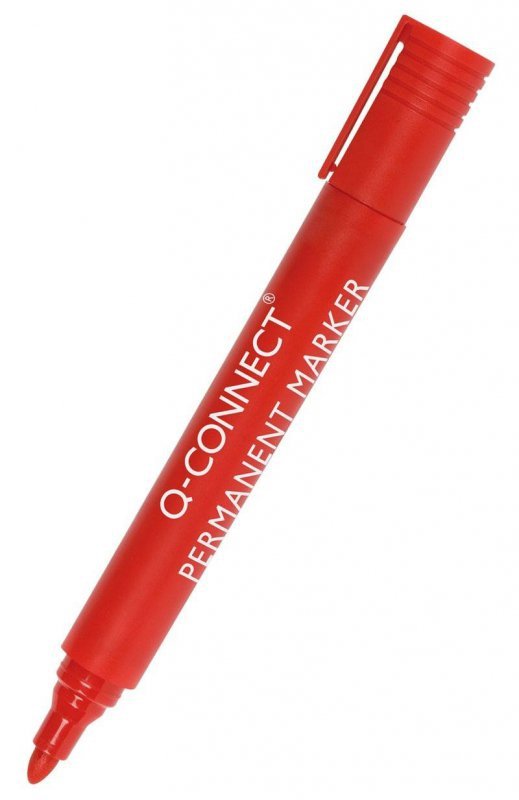 MARKER PERMANENTNY Q-CONNECT CZERWONY OKRĄGŁA 1.5-3MM