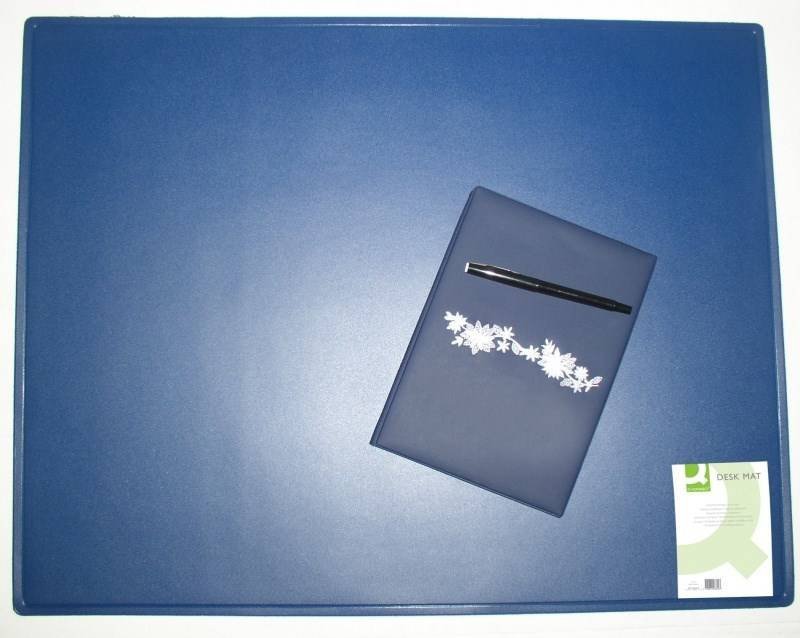 PODKŁAD 630X500MM ANTYPOŚLIZGOWY Q-CONNECT NIEBIESKI