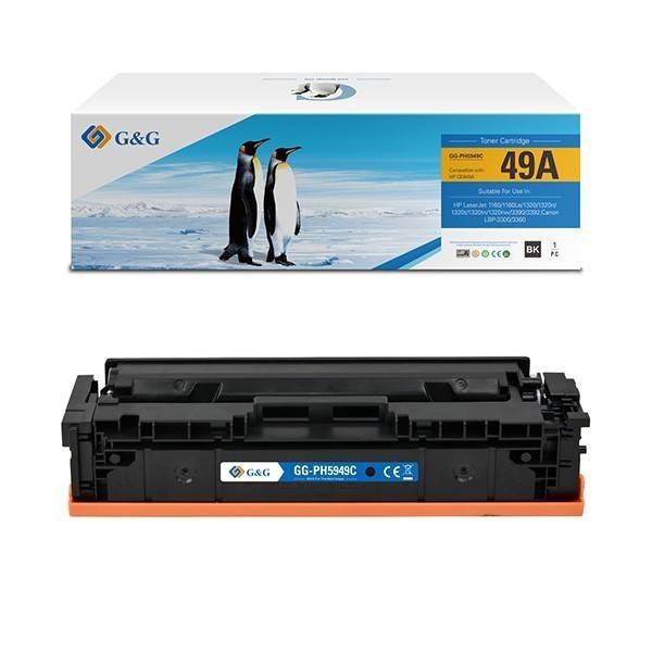 G&G KOMPATYBILNY TONER Z Q5949A, BLACK, 2500S, NT-PH5949C, HP 49A, DLA HP LASERJET 1160, 1320, 3390, 3392, N