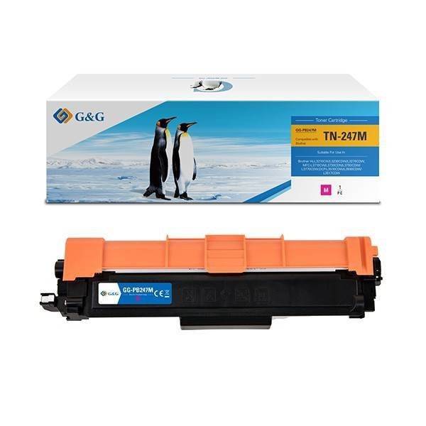 G&G KOMPATYBILNY TONER Z TN247M, MAGENTA, 2300S, NT-PB247M, DLA BROTHER DCP-L3510CDW, DCP-L3550CDW, HL-L3210CW,HL-L3270CDW, N