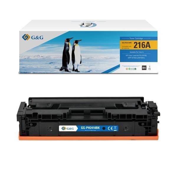 G&G KOMPATYBILNY TONER Z W2410A, BLACK, 1050S, NT-PH2410BK, HP 216A, DLA HP COLOR LASERJET PRO M182 , M183, N