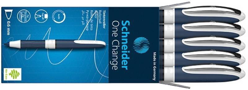 PIÓRO KULKOWE SCHNEIDER ONE CHANGE CZARNE 0.6MM