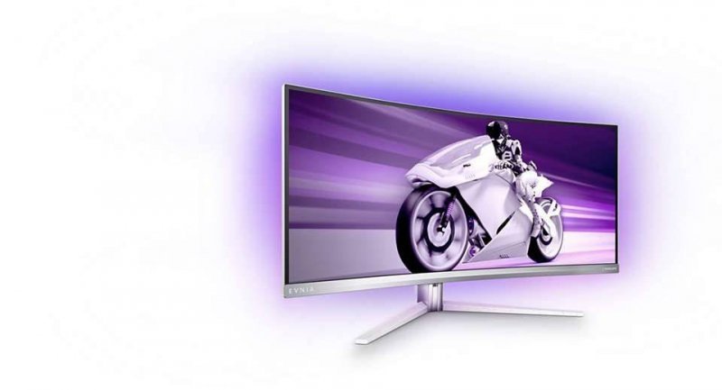 PHILIPS MONITOR 34 CALE EVNIA 34M2C8600 CURVED QD OLED HDMIX2 DP USB-C HDR HAS AMBIGLOW