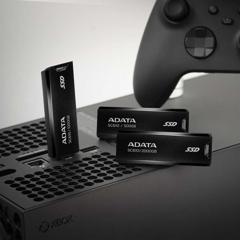 ADATA DYSK SSD ZEWNĘTRZNY SC610 500G USB3.2A GEN2 CZARNY