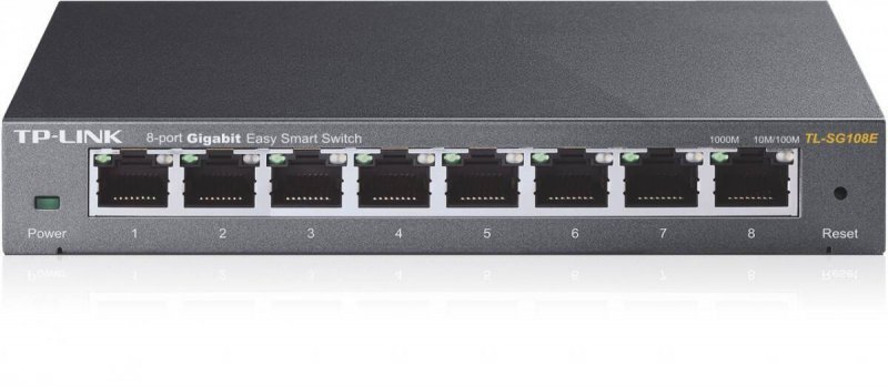 TP-LINK PRZEŁĄCZNIK SMART TL-SG108E 8X1GBE