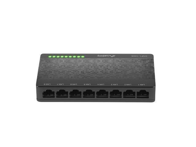 LANBERG SWITCH DSP1-1008 8-PORT 1GM/S DESKTOP DSP1-1008