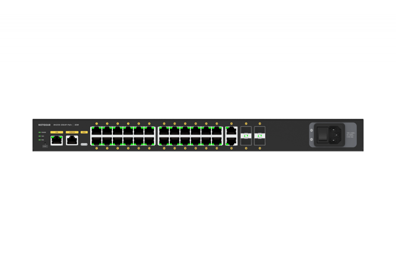 NETGEAR SWITCH M4250-26G4F-POE+ GSM4230P 24XGE POE+ 4XSFP