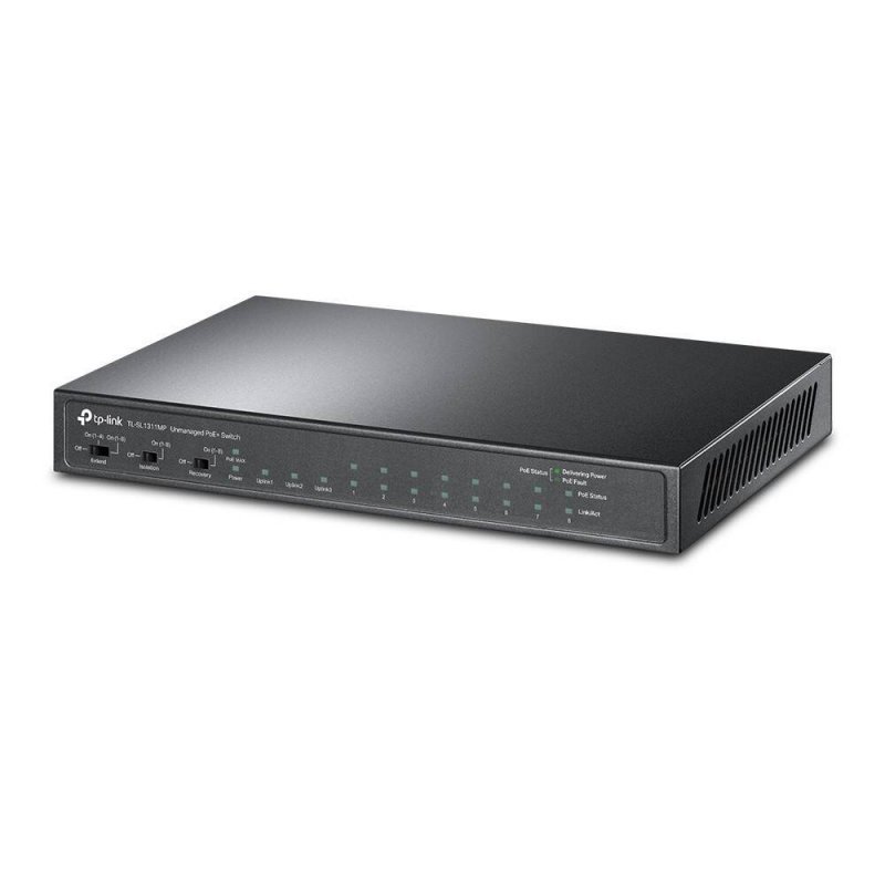 TP-LINK PRZEŁĄCZNIK SL1311MP 8XFE POE+ 2XGE 1XSFP