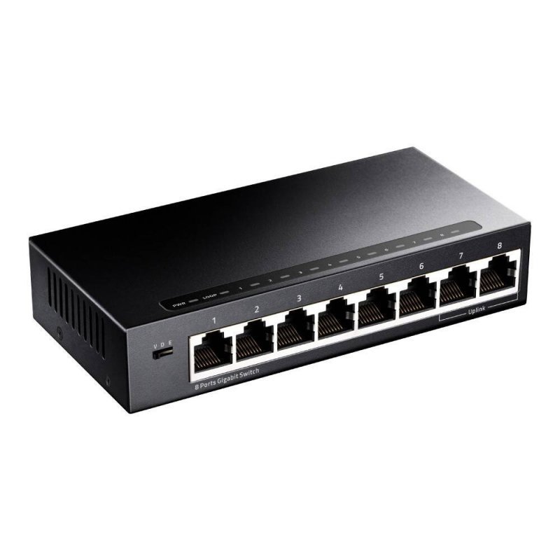 CUDY PRZEŁĄCZNIK GS108 8XGE METALOWA OBUDOWA