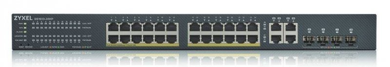 ZYXEL PRZEŁĄCZNIK GS1920-24HPV2 28PORT 24XGB AND 4XGB 375W POE NEBULAFLEX CLOUD
